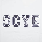 [SCYE BASICS] Logo - Flocked T-Shirt サイベーシックス ロゴ フロッキープリントTシャツ - apartir Online Store アパルティール セレクトショップ