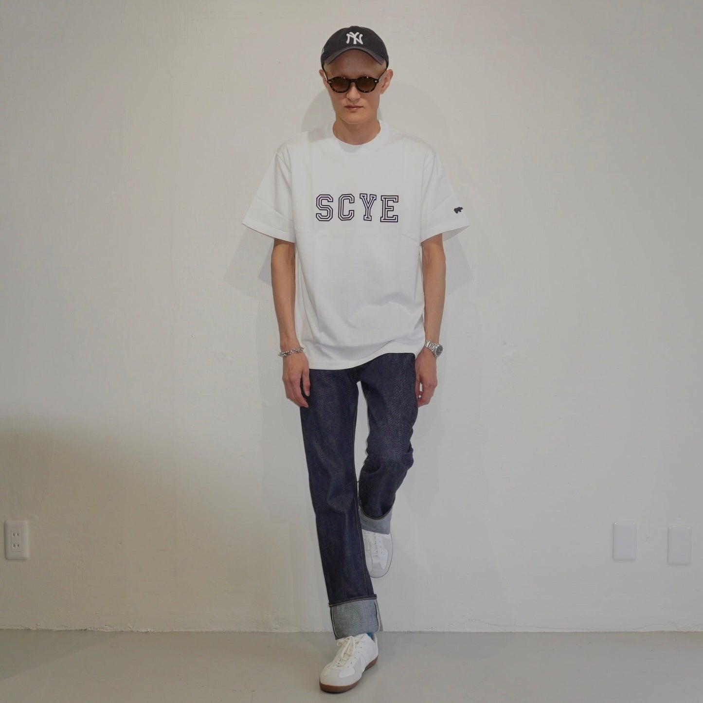 [SCYEBASICS] Logo - Flocked T - Shirt Tシャツ - #shop_name #アパルティール# #名古屋# #セレクトショップ#