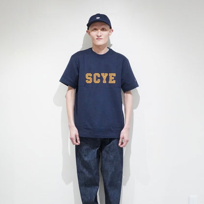 [SCYEBASICS] Logo - Flocked T - Shirt Tシャツ - #shop_name #アパルティール# #名古屋# #セレクトショップ#