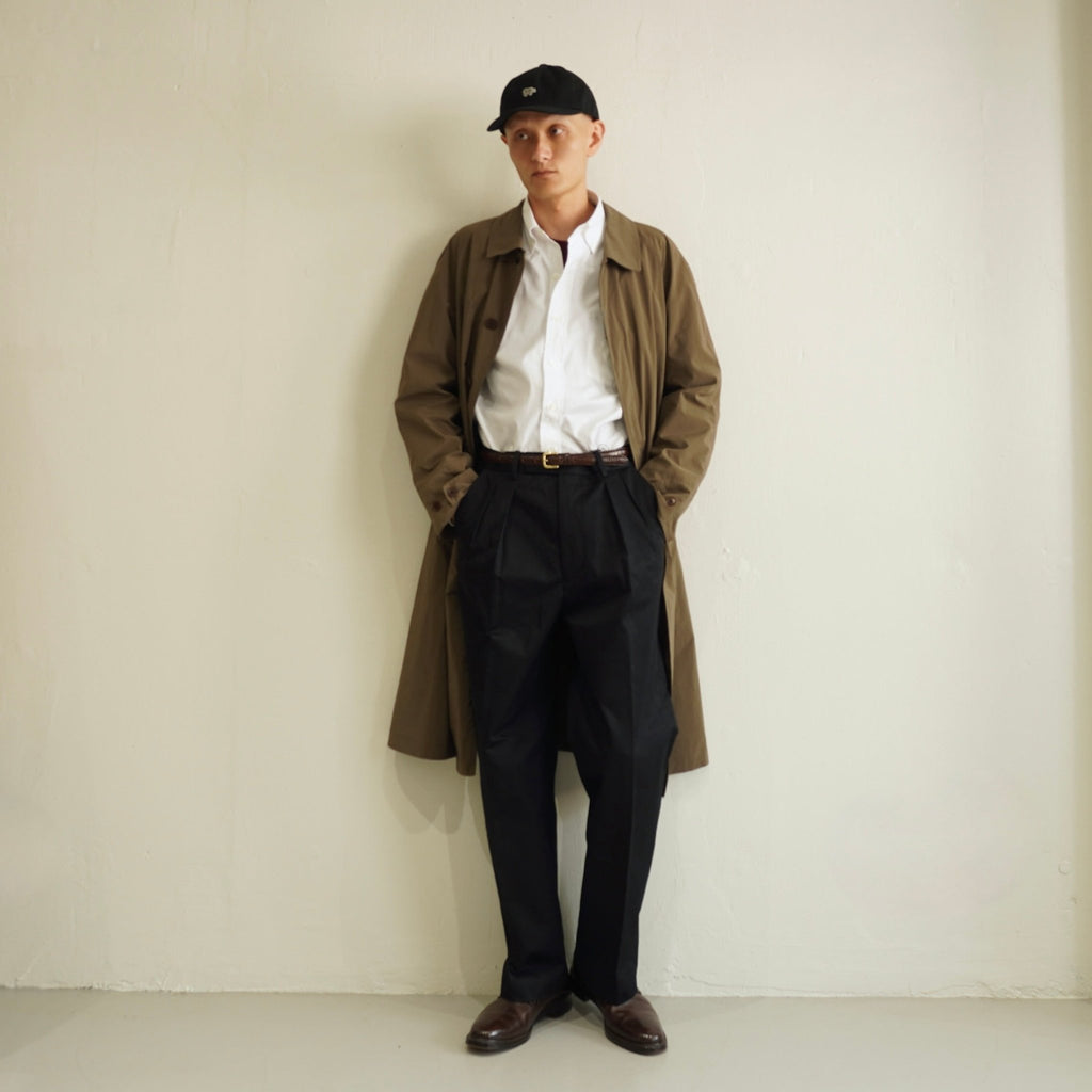 [SCYE BASICS] San Joaquin Cotton Pleated Trousers サイベーシックス サンホアキン コットン プリーテッド トラウザーズ - apartir Online Store アパルティール セレクトショップ