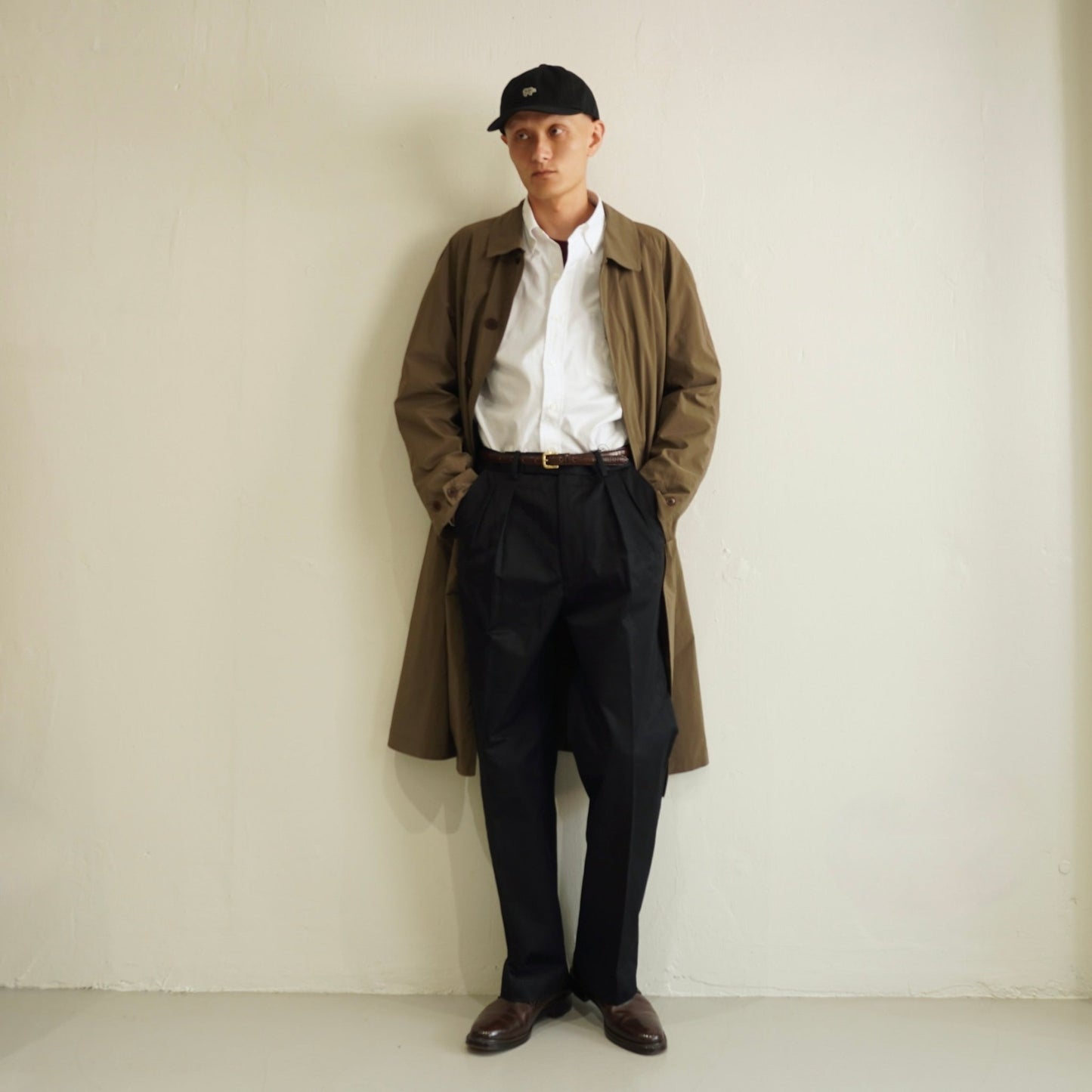 [SCYEBASICS] San Joaquin Cotton Pleated Trousers サイベーシックス サンホアキン コットン プリーテッド トラウザーズ パンツ - #shop_name #アパルティール# #名古屋# #セレクトショップ#