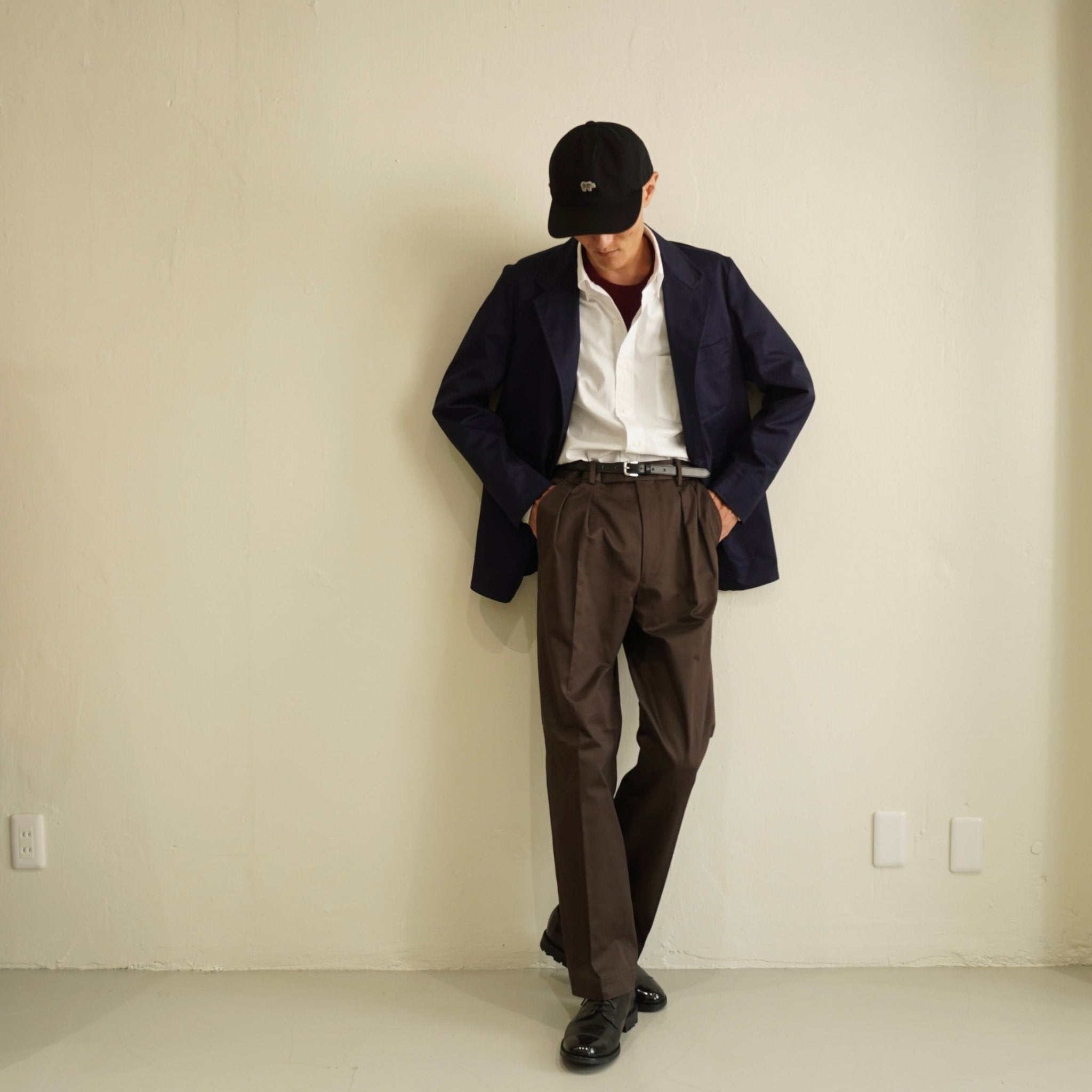 SCYE BASICS] San Joaquin Cotton Pleated Trousers サンホアキン
