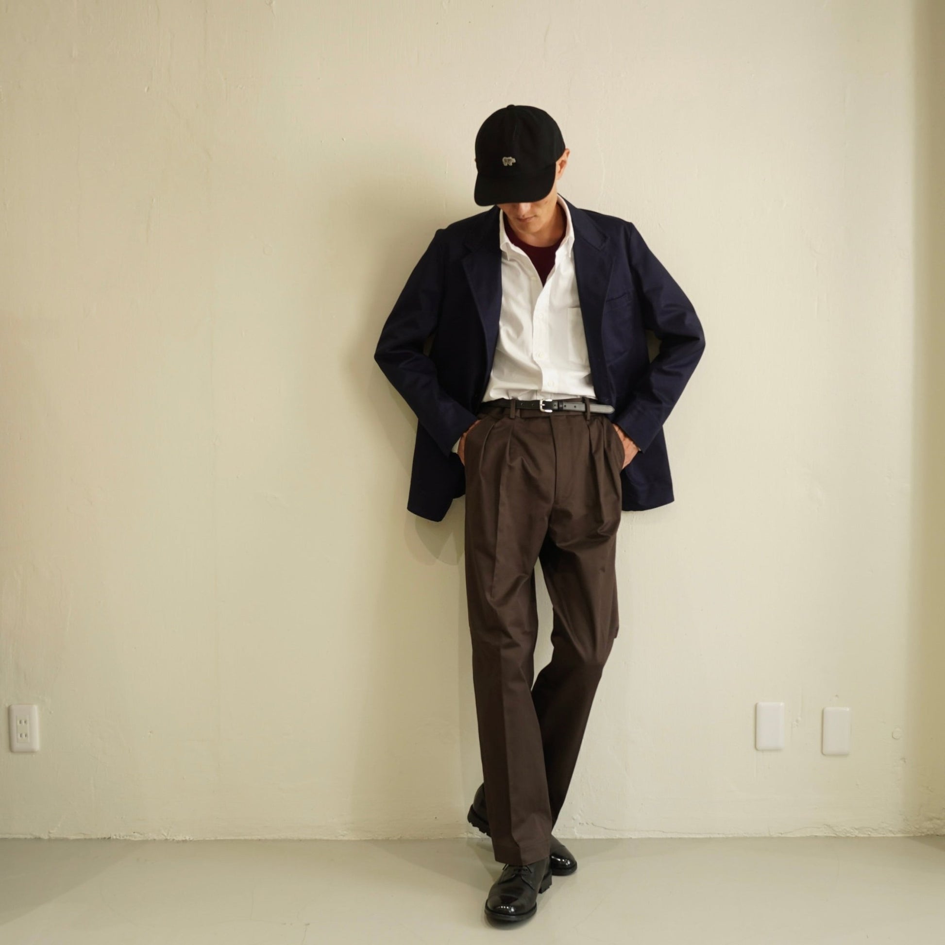 [SCYEBASICS] San Joaquin Cotton Pleated Trousers サイベーシックス サンホアキン コットン プリーテッド トラウザーズ パンツ - #shop_name #アパルティール# #名古屋# #セレクトショップ#