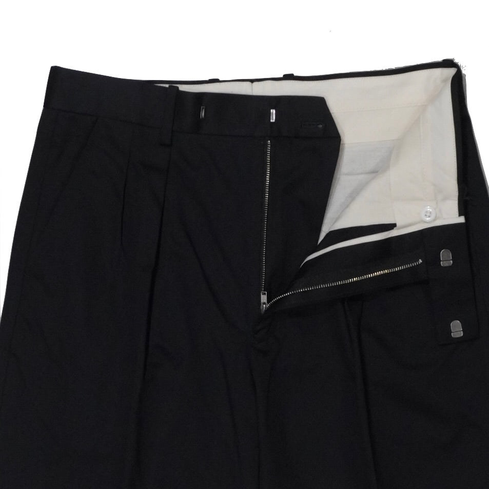 [SCYE BASICS] San Joaquin Cotton Pleated Trousers サイベーシックス サンホアキン コットン プリーテッド トラウザーズ - apartir Online Store アパルティール セレクトショップ