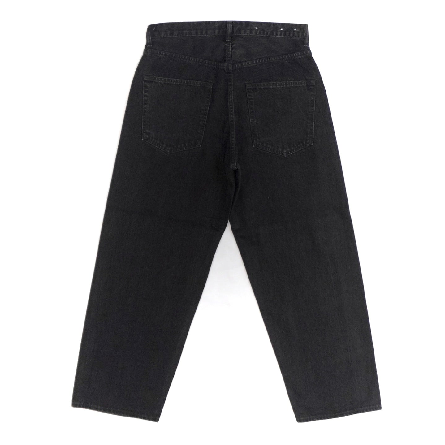 SCYEBASICS] Selvedge Denim Baggy Jeans Black サイ セルヴィッチ