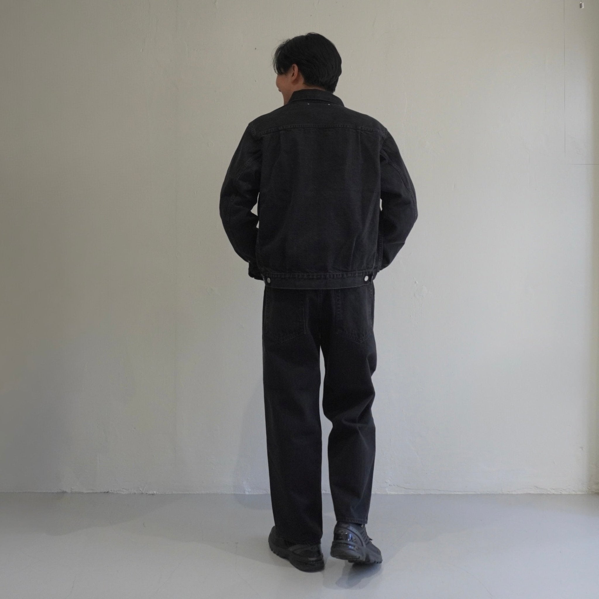 [SCYEBASICS] Selvedge Denim Baggy Jeans Black - apartir Online Store アパルティール セレクトショップ