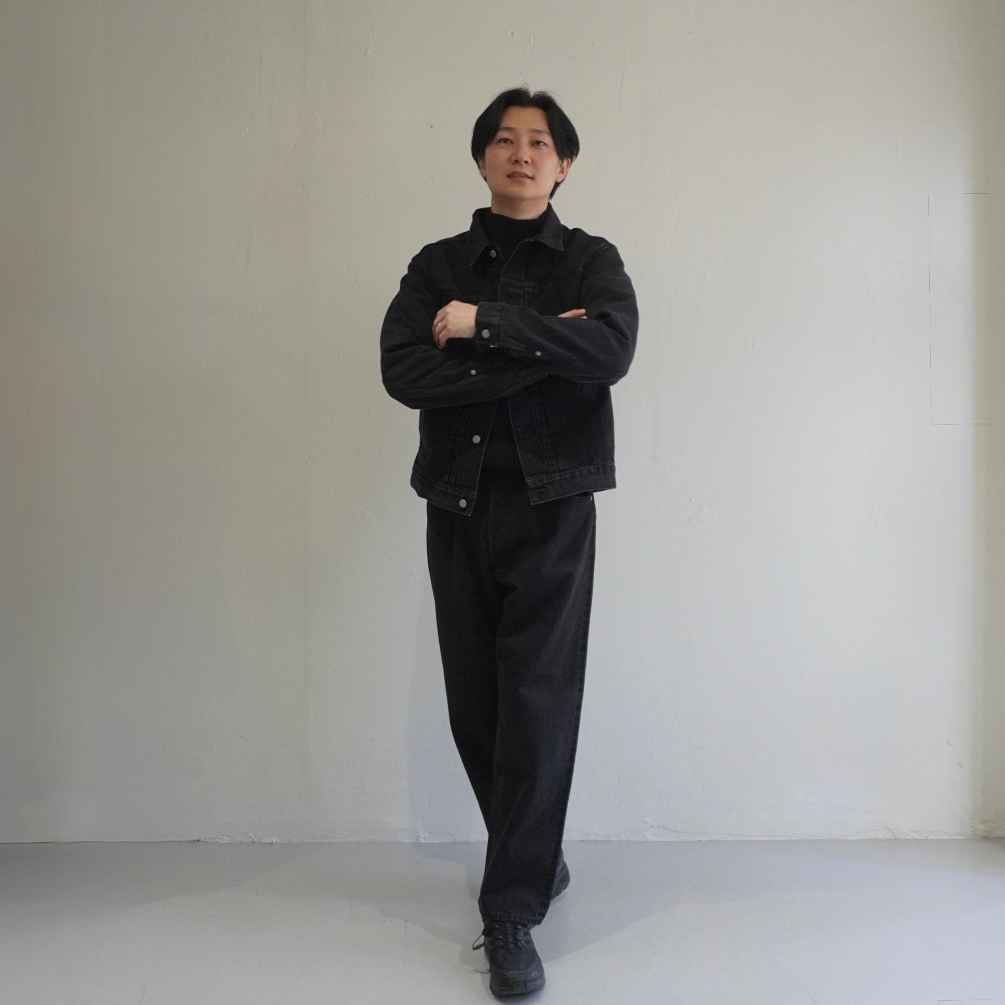 [SCYEBASICS] Selvedge Denim Baggy Jeans Black - apartir Online Store アパルティール セレクトショップ