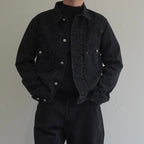 [SCYEBASICS] Selvedge Denim Baggy Jeans Black - apartir Online Store アパルティール セレクトショップ