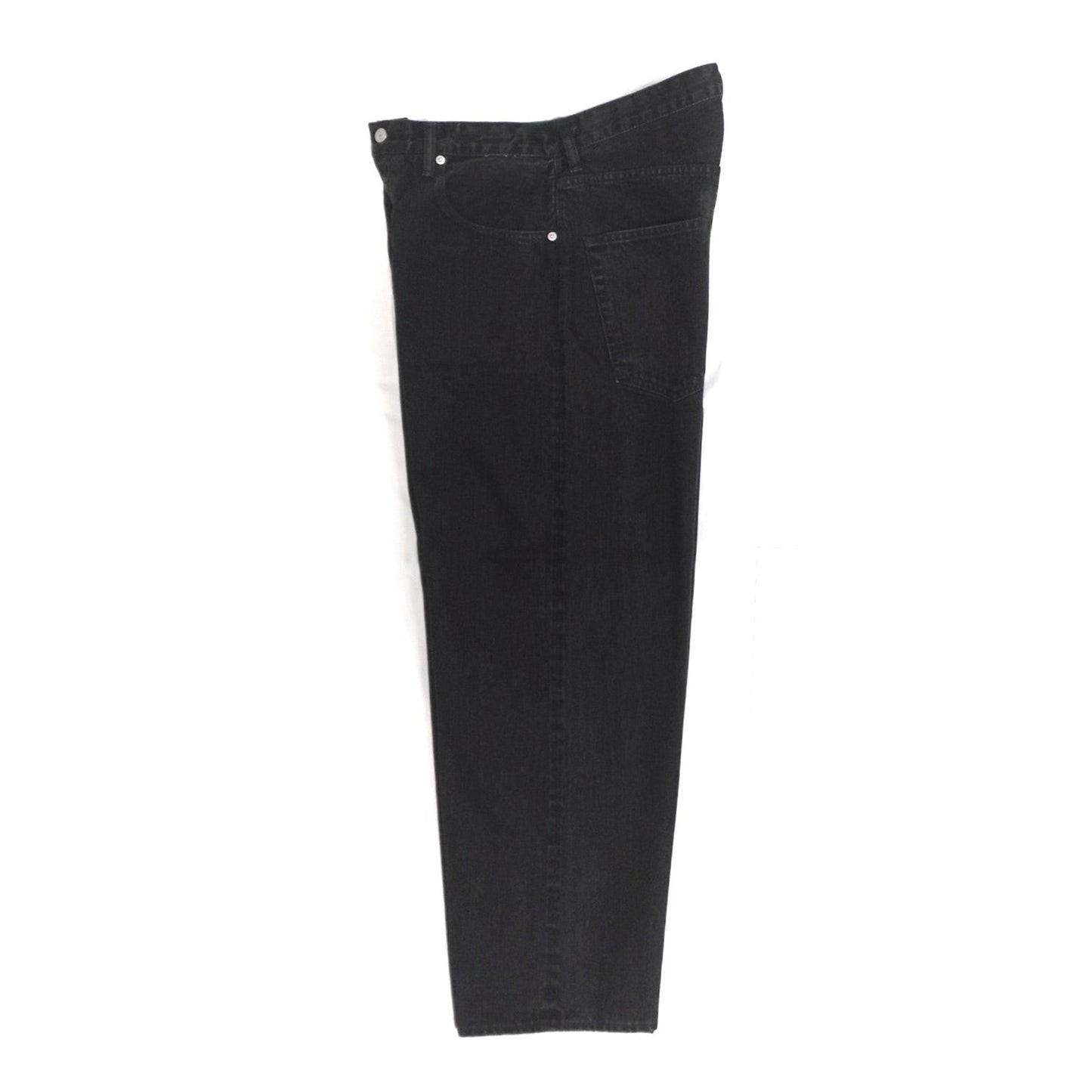[SCYEBASICS] Selvedge Denim Baggy Jeans Black - apartir Online Store アパルティール セレクトショップ