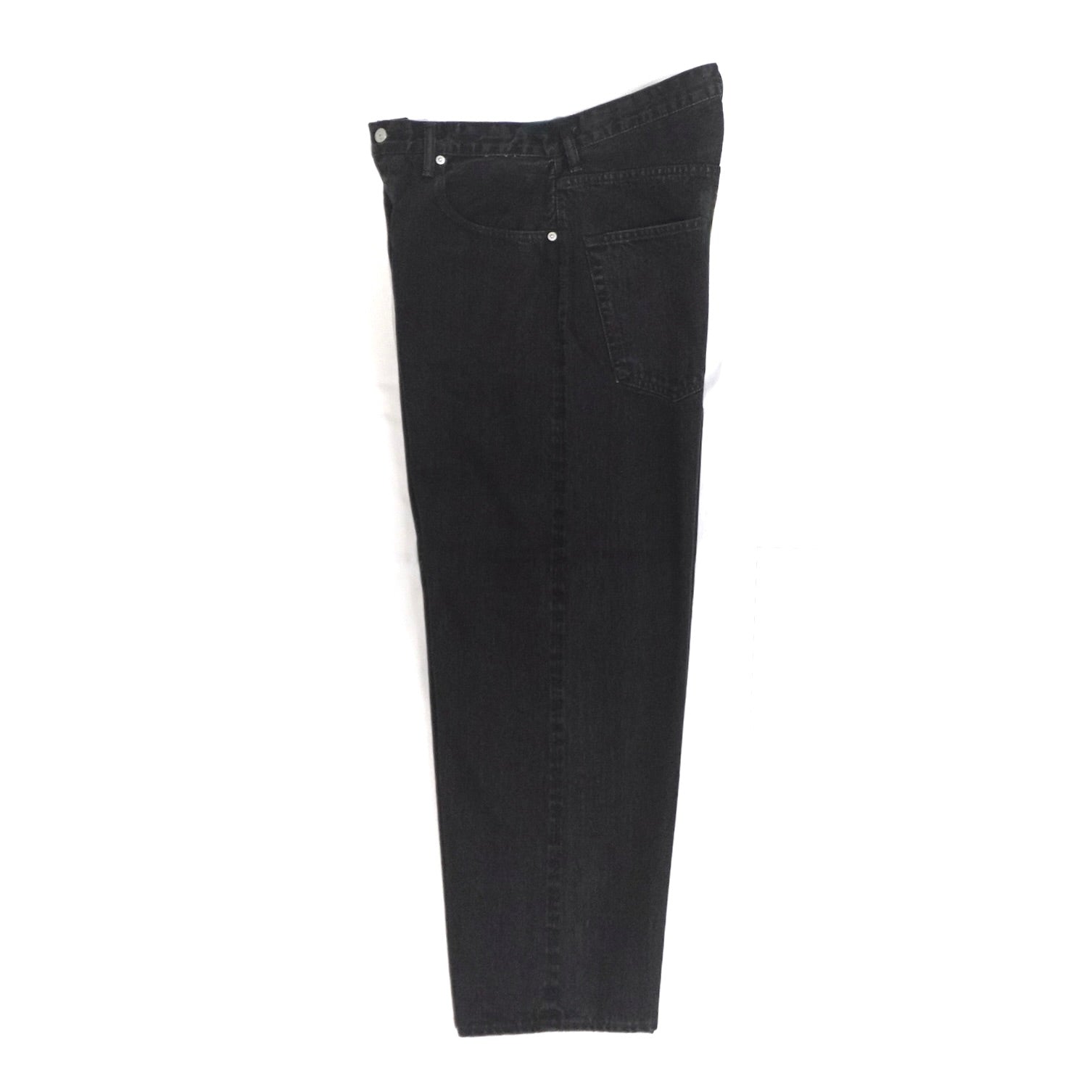 [SCYEBASICS] Selvedge Denim Baggy Jeans Black - apartir Online Store アパルティール セレクトショップ