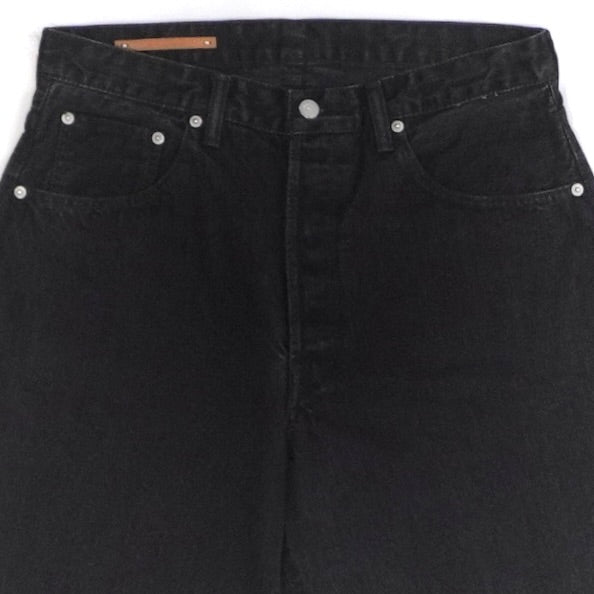 [SCYEBASICS] Selvedge Denim Baggy Jeans Black - apartir Online Store アパルティール セレクトショップ