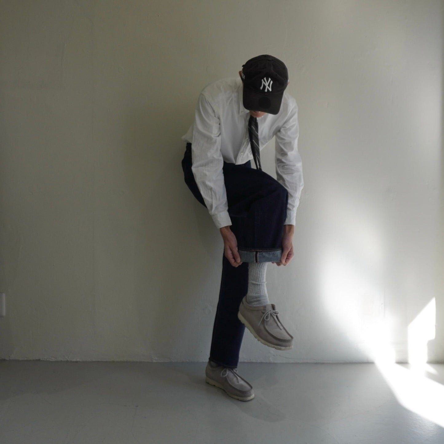 [SCYEBASICS] Selvedge Denim Baggy Jeans Indigo - apartir Online Store アパルティール セレクトショップ