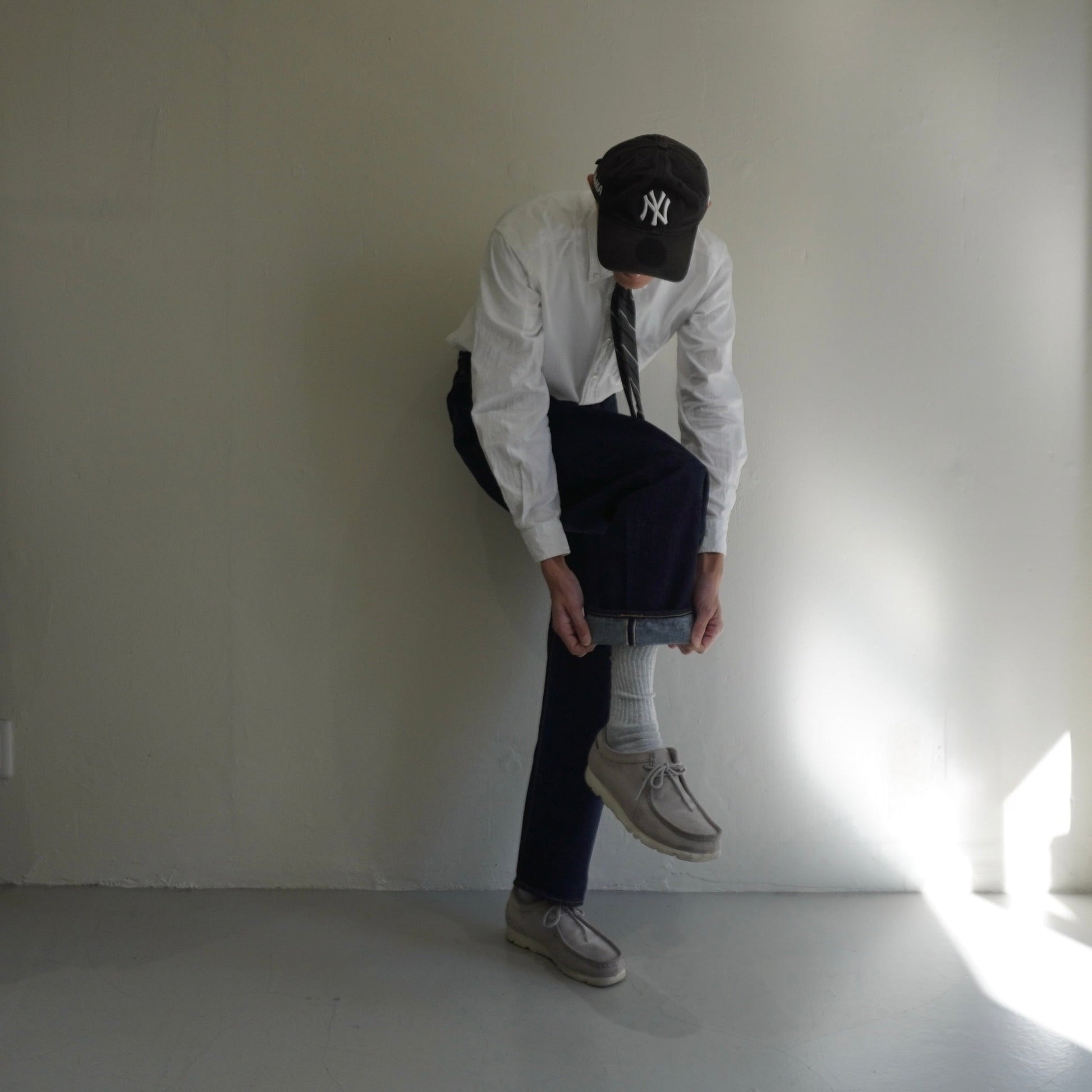 [SCYEBASICS] Selvedge Denim Baggy Jeans Indigo - apartir Online Store アパルティール セレクトショップ