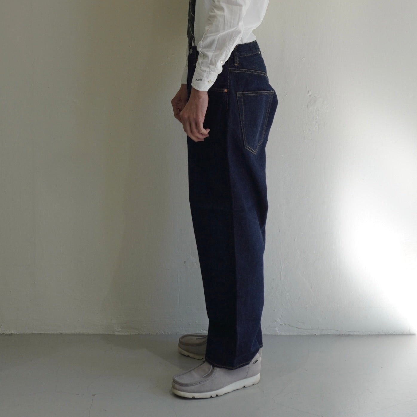 SCYEBASICS] Selvedge Denim Baggy Jeans Indigo サイベーシックス