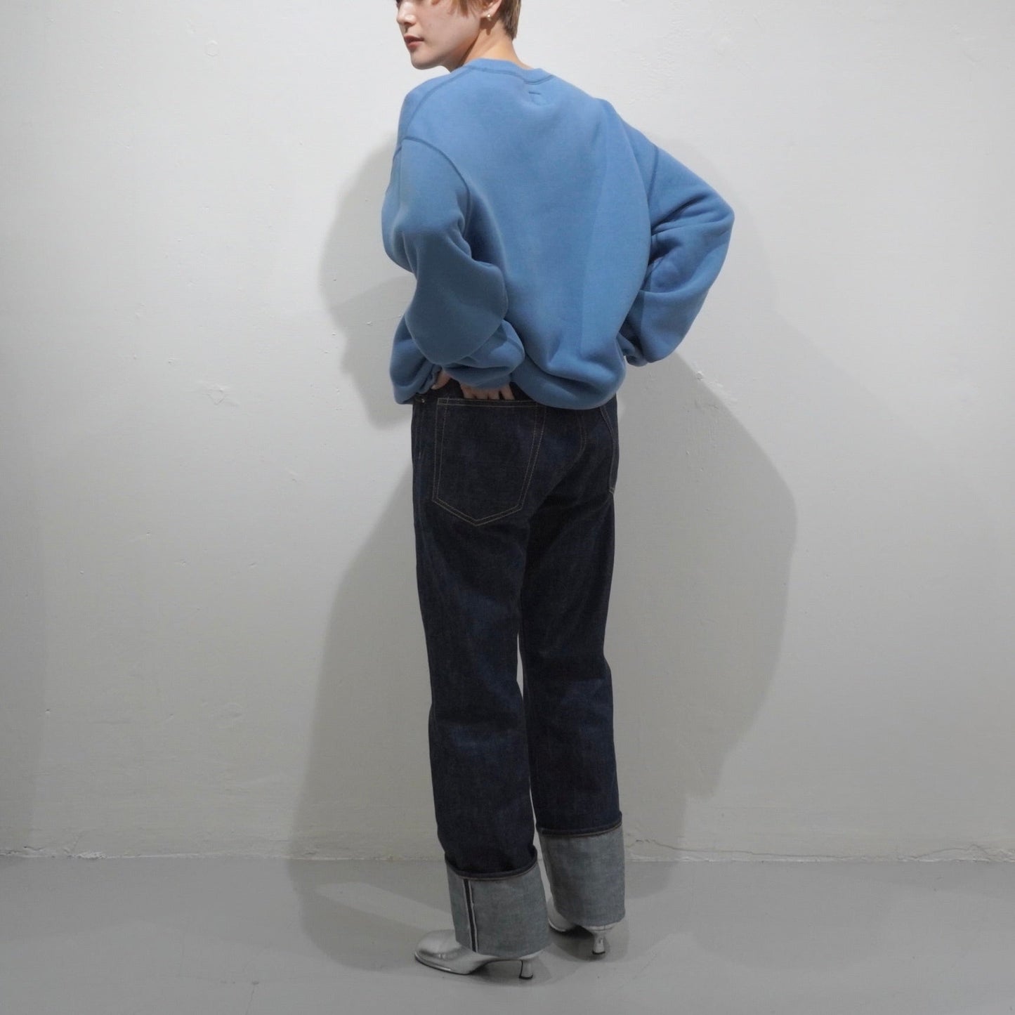 [SCYEBASICS] Selvedge Denim Straight Leg Jeans セルビッヂ デニム ストレート ジーンズ デニムパンツ - #shop_name #アパルティール# #名古屋# #セレクトショップ#