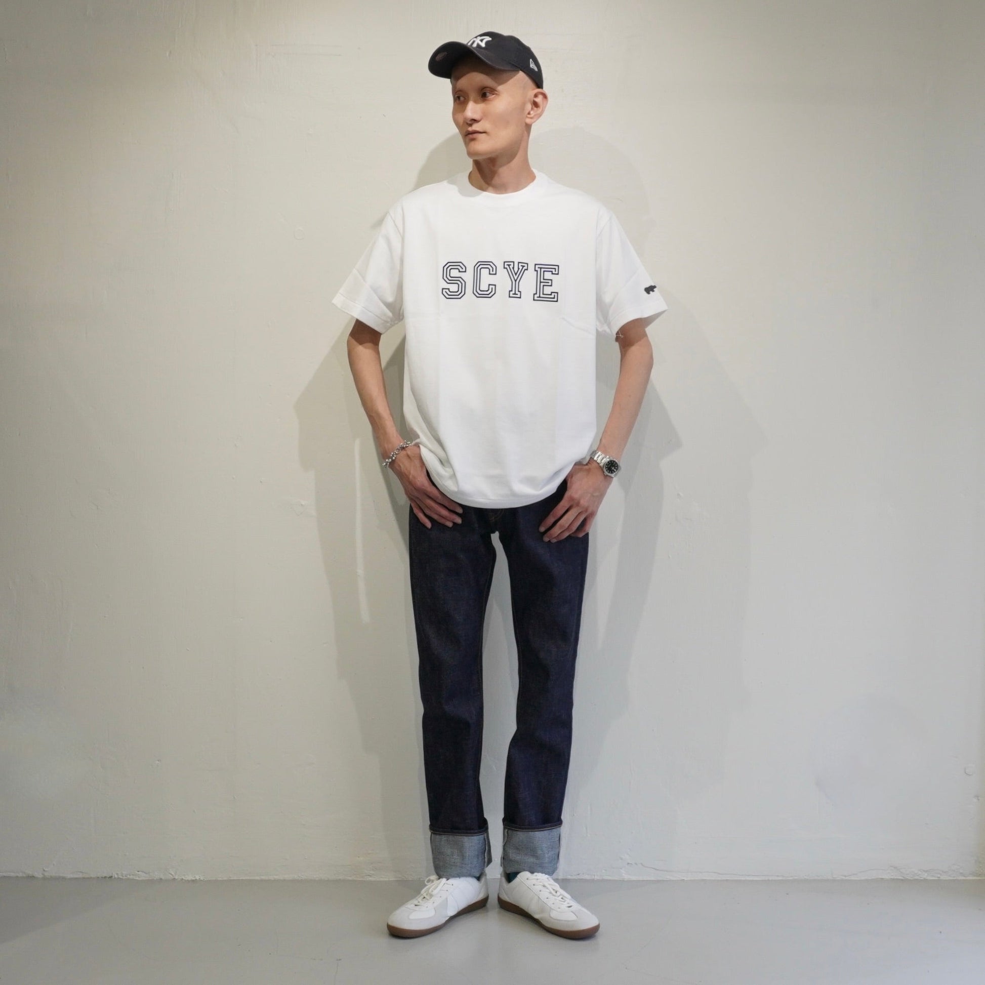 [SCYEBASICS] Selvedge Denim Straight Leg Jeans セルビッヂ デニム ストレート ジーンズ デニムパンツ - #shop_name #アパルティール# #名古屋# #セレクトショップ#