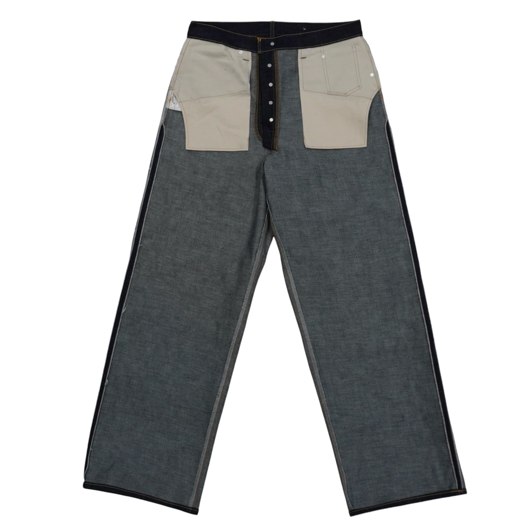 [SCYE BASICS] Selvedge Denim Wide Leg Jeans サイベーシックス ワイド ストレート デニム - apartir Online Store アパルティール セレクトショップ