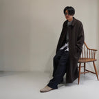 [SCYEBASICS] Shetland Herringbone Tweed Balmacaan Coat サイ シェットランド ヘリンボーン バルマカーンコート - apartir Online Store アパルティール セレクトショップ