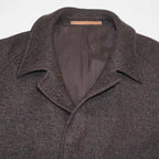 [SCYEBASICS] Shetland Herringbone Tweed Balmacaan Coat サイ シェットランド ヘリンボーン バルマカーンコート - apartir Online Store アパルティール セレクトショップ