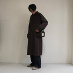 [SCYEBASICS] Shetland Herringbone Tweed Balmacaan Coat サイ シェットランド ヘリンボーン バルマカーンコート - apartir Online Store アパルティール セレクトショップ