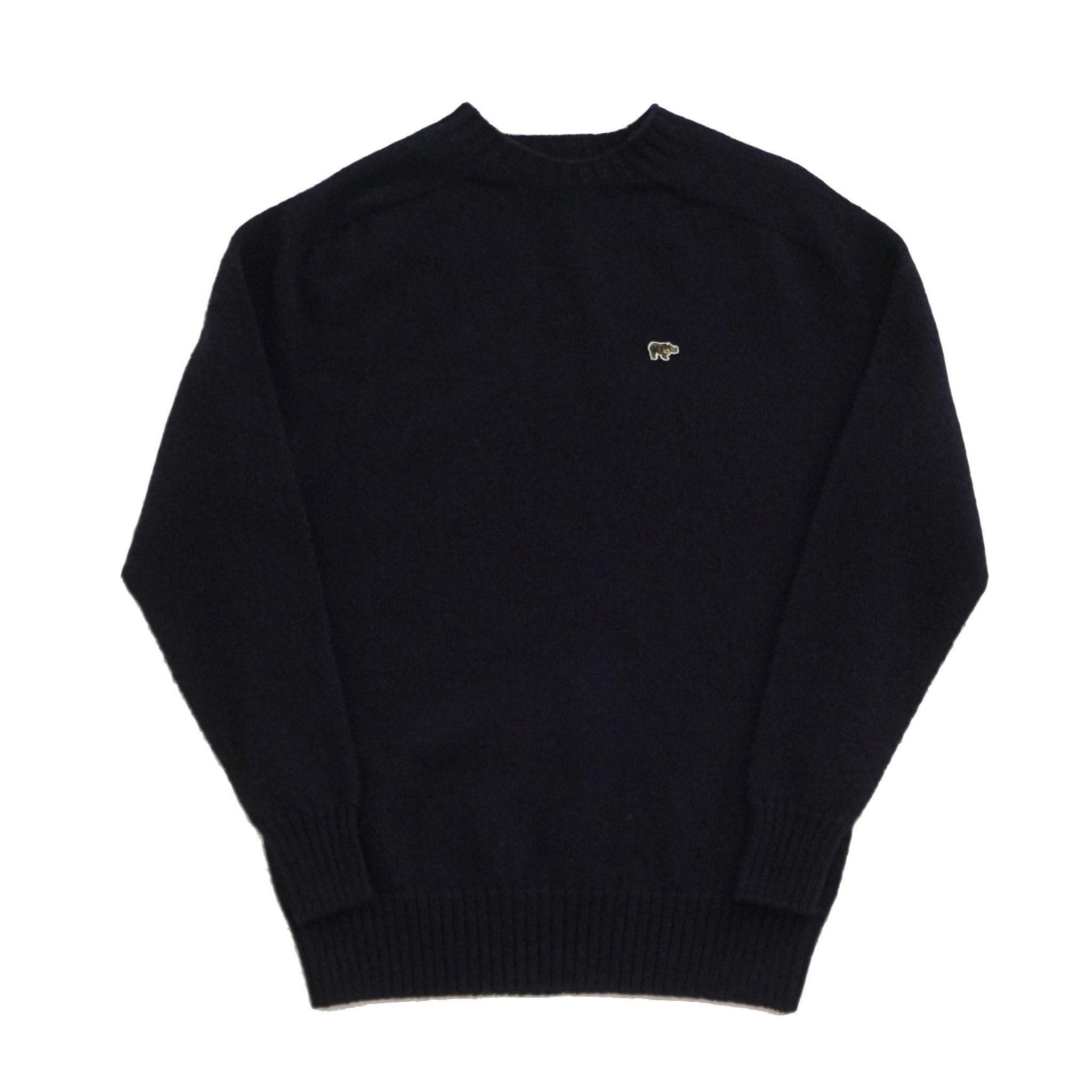 [SCYE BASICS] Shetland Wool Crew Neck Sweater サイベーシックス シェットランド クルーネック セーター - apartir Online Store アパルティール セレクトショップ