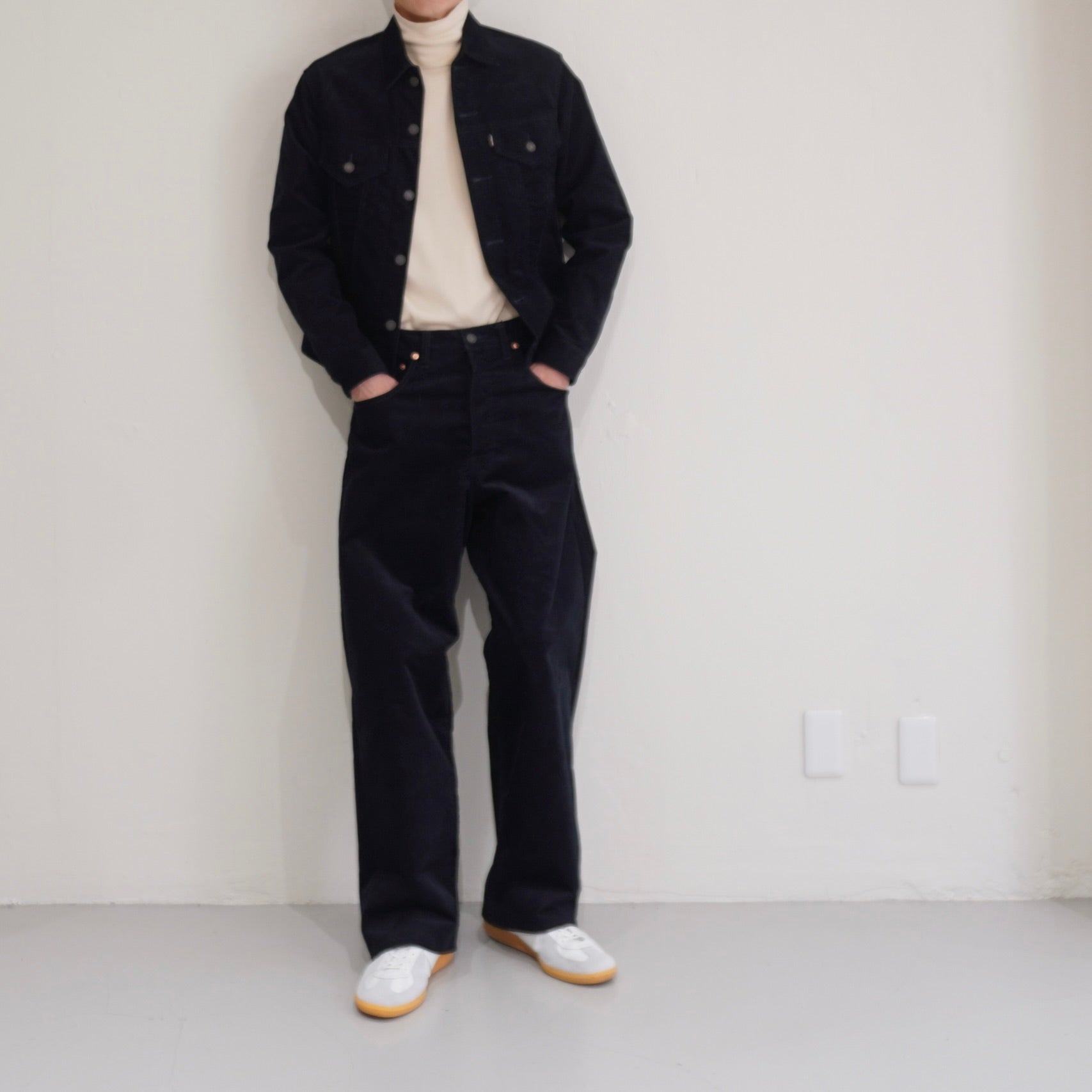 [SCYEBASICS] SOLOTEX Stretch Corduroy Wide Leg Jeans サイベーシックス コーデュロイ ワイドレッグジーンズ - apartir Online Store アパルティール セレクトショップ