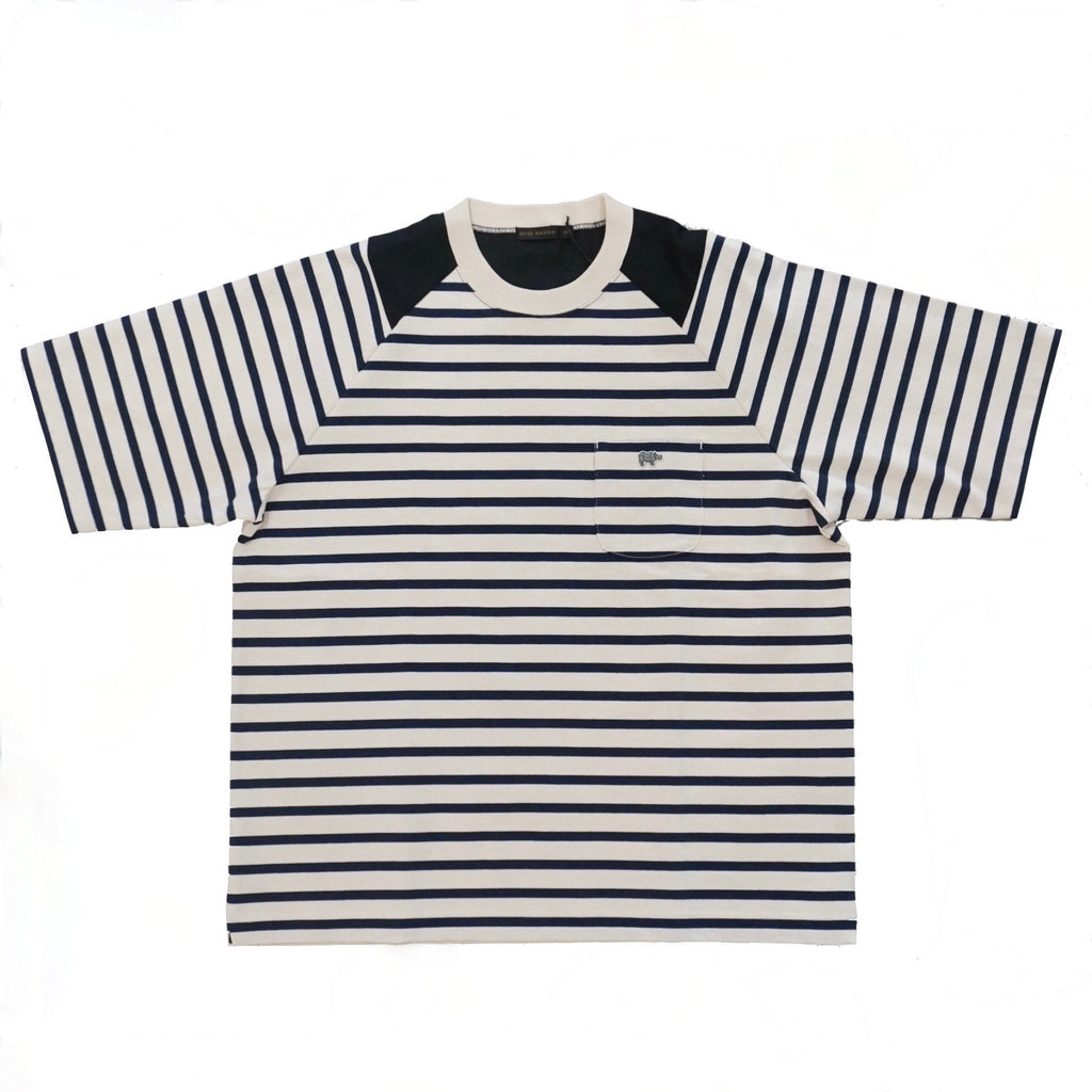 [SCYE BASICS] Striped Jersey Paneled T-Shirt サイベーシックス ボーダーTシャツ - apartir Online Store アパルティール セレクトショップ