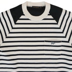 [SCYE BASICS] Striped Jersey Paneled T-Shirt サイベーシックス ボーダーTシャツ - apartir Online Store アパルティール セレクトショップ