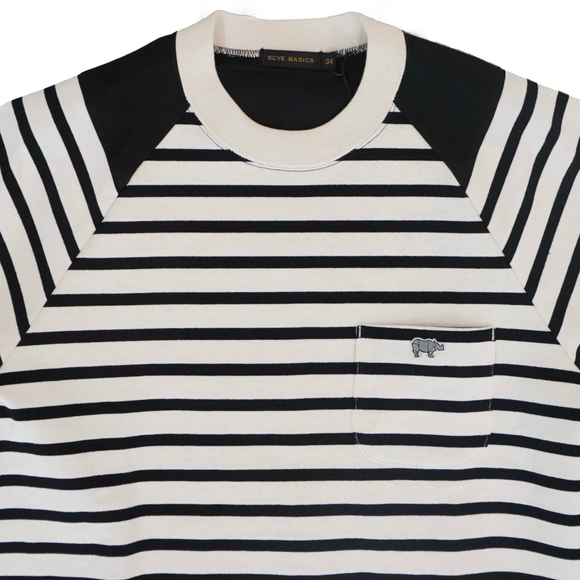 [SCYE BASICS] Striped Jersey Paneled T-Shirt サイベーシックス ボーダーTシャツ - apartir Online Store アパルティール セレクトショップ