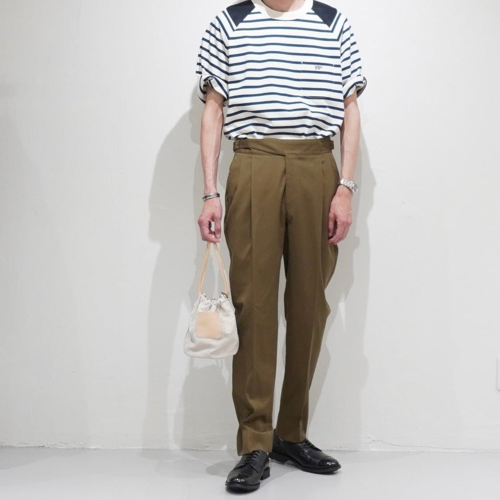 [SCYE BASICS] Striped Jersey Paneled T-Shirt サイベーシックス ボーダーTシャツ - apartir Online Store アパルティール セレクトショップ