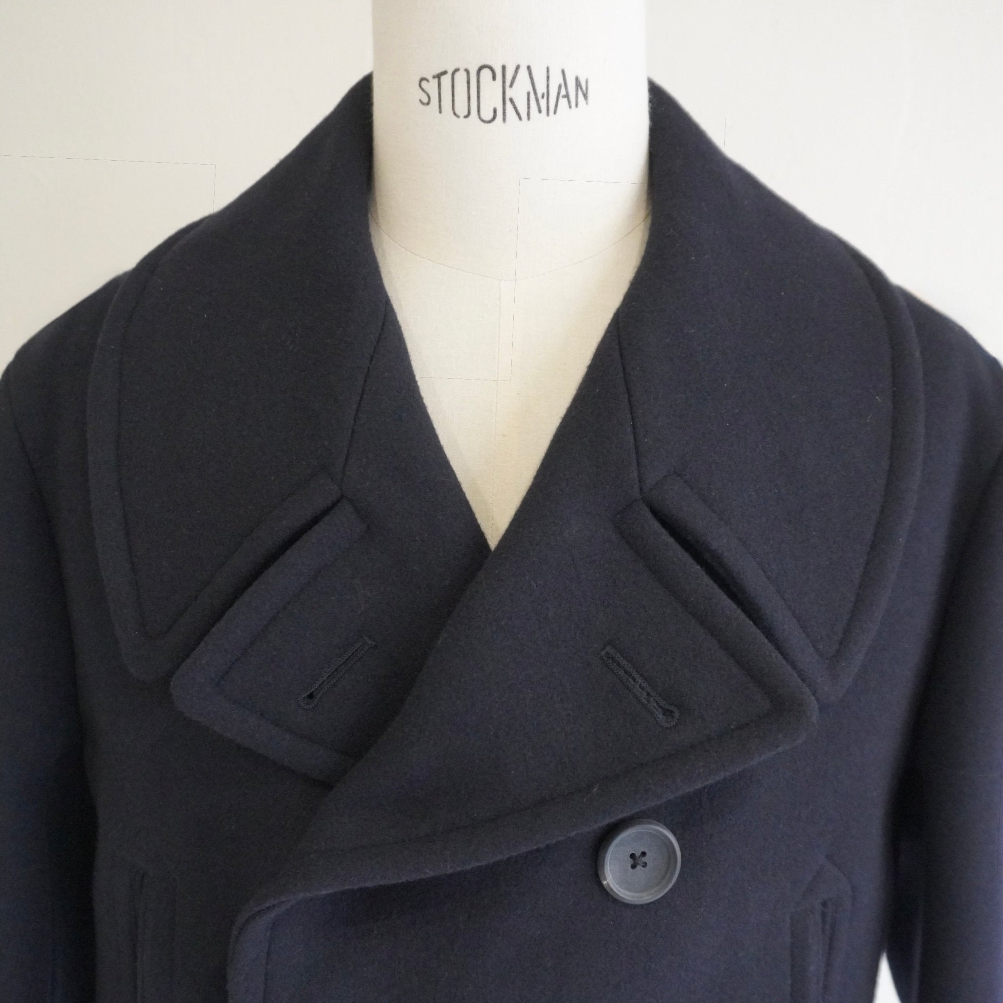 [SCYEBASICS] Wool Cashmere Melton Peacoat - apartir Online Store アパルティール セレクトショップ