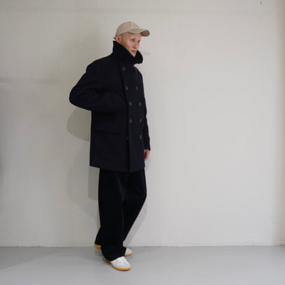 [SCYEBASICS] Wool Cashmere Melton Peacoat - apartir Online Store アパルティール セレクトショップ