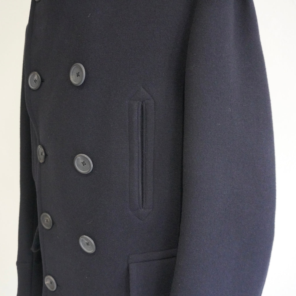 [SCYEBASICS] Wool Cashmere Melton Peacoat - apartir Online Store アパルティール セレクトショップ