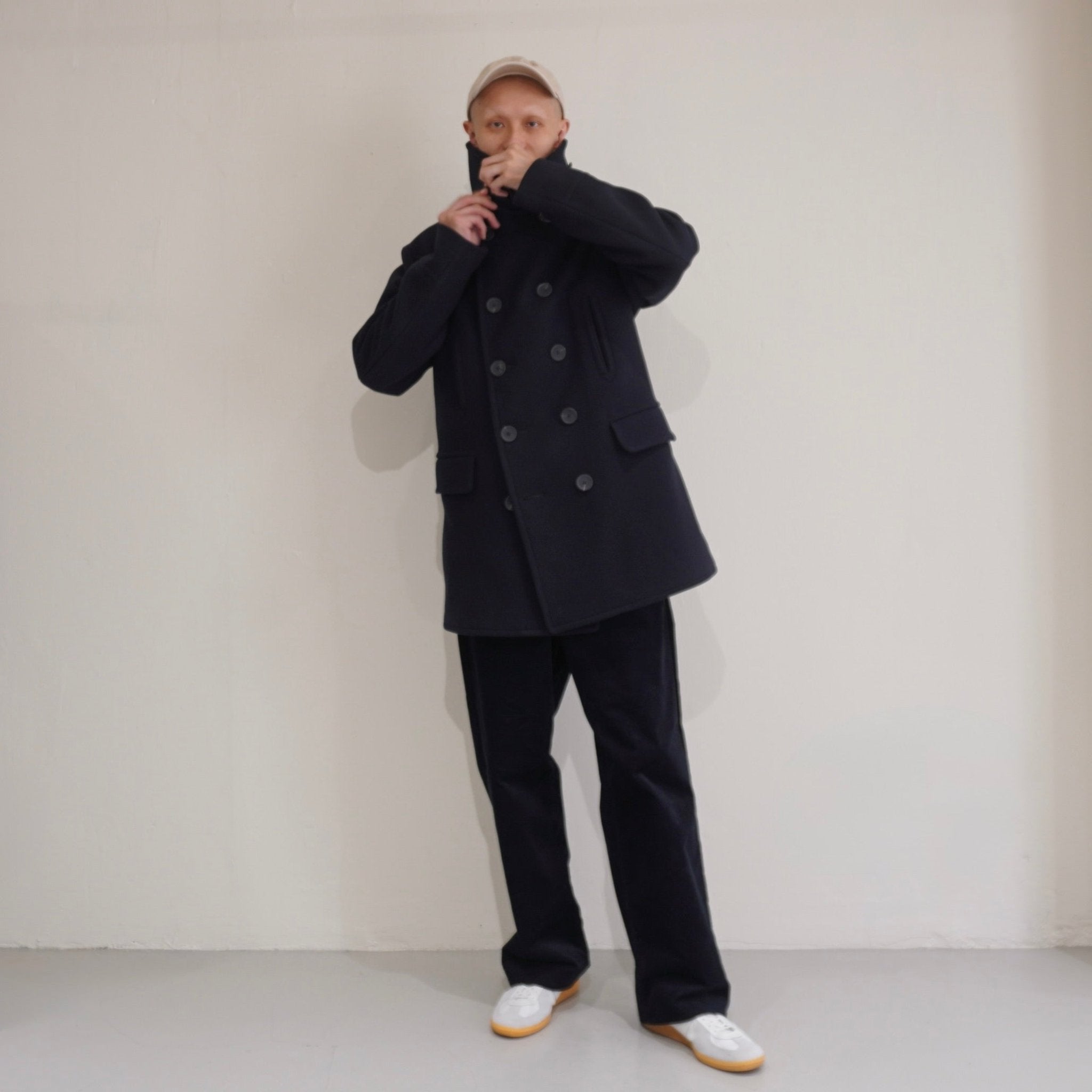 [SCYEBASICS] Wool Cashmere Melton Peacoat - apartir Online Store アパルティール セレクトショップ
