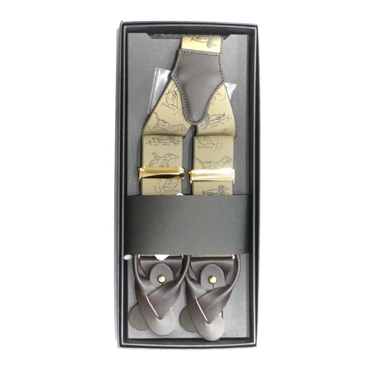 [APARTIR TAILOR] SUSPENDERS ANIMAL PATTERN - apartir Online Store アパルティール セレクトショップ