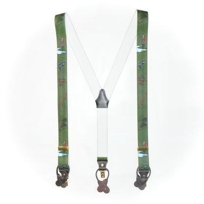 [apartir] SUSPENDERS FLY FISHING PATTERN サスペンダー - #shop_name #アパルティール# #名古屋# #セレクトショップ#