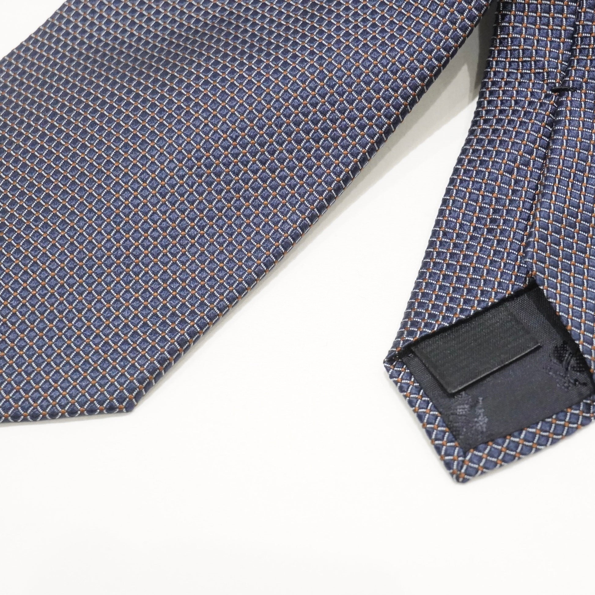 [BROOKS BROTHERS] OLD GLAPH CHECK TIE NAVY ネクタイ - #shop_name #アパルティール# #名古屋# #セレクトショップ#