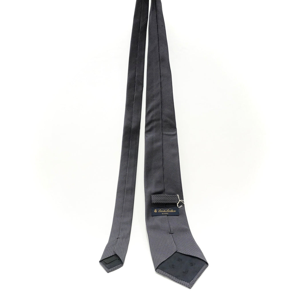 [BROOKS BROTHERS] OLD GLAPH CHECK TIE NAVY ブルックスブラザーズ ヴィンテージ グラフチェック ネクタイ - apartir Online Store アパルティール セレクトショップ