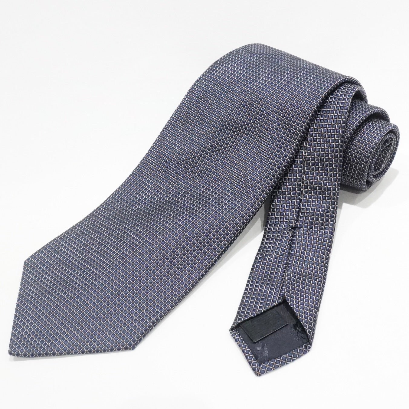 [BROOKS BROTHERS] OLD GLAPH CHECK TIE NAVY ブルックスブラザーズ ヴィンテージ グラフチェック ネクタイ - apartir Online Store アパルティール セレクトショップ