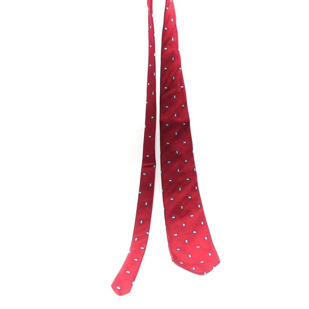 [BROOKS BROTHERS] OLD SMALL CREST TIE RED ブルックスブラザーズ ヴィンテージ 小紋柄 ネクタイ - apartir Online Store アパルティール セレクトショップ