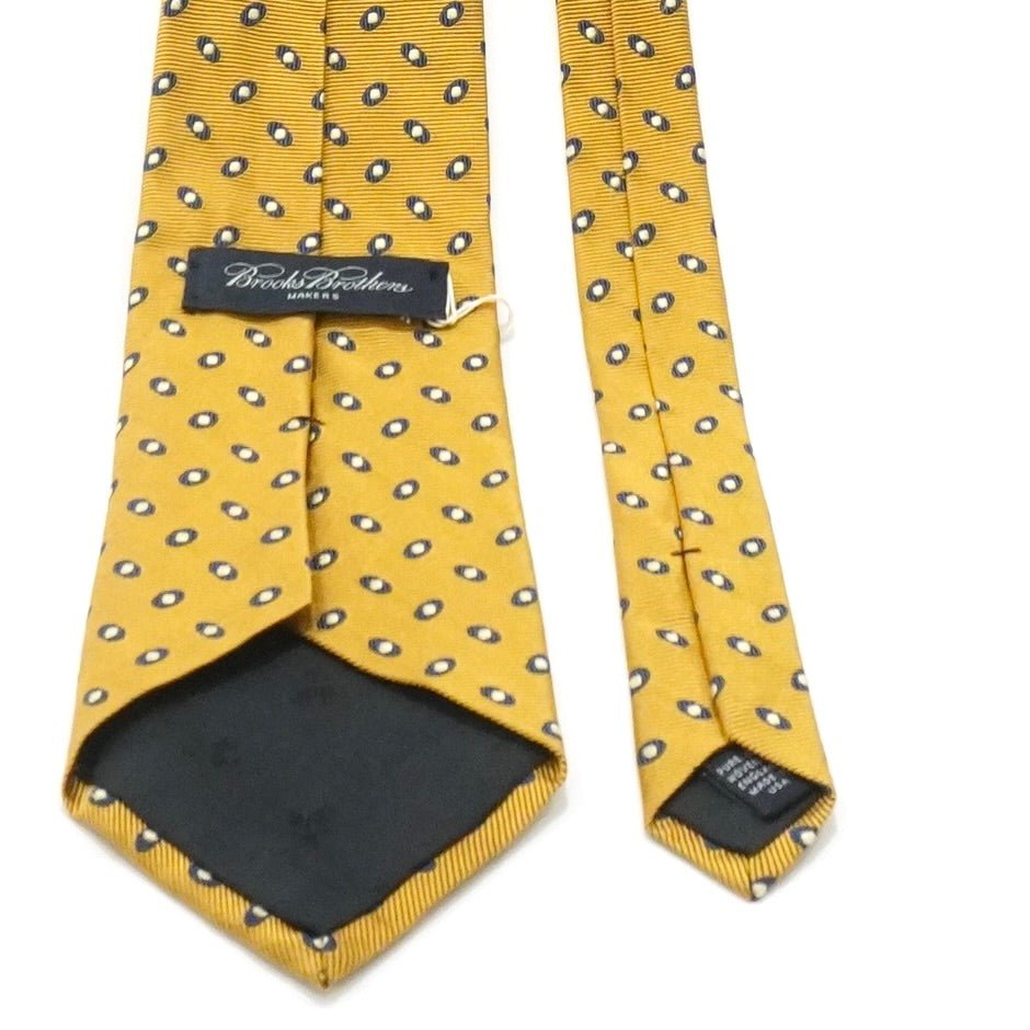 [BROOKS BROTHERS] OLD SMALL CREST TIE YELLOW ネクタイ - #shop_name #アパルティール# #名古屋# #セレクトショップ#