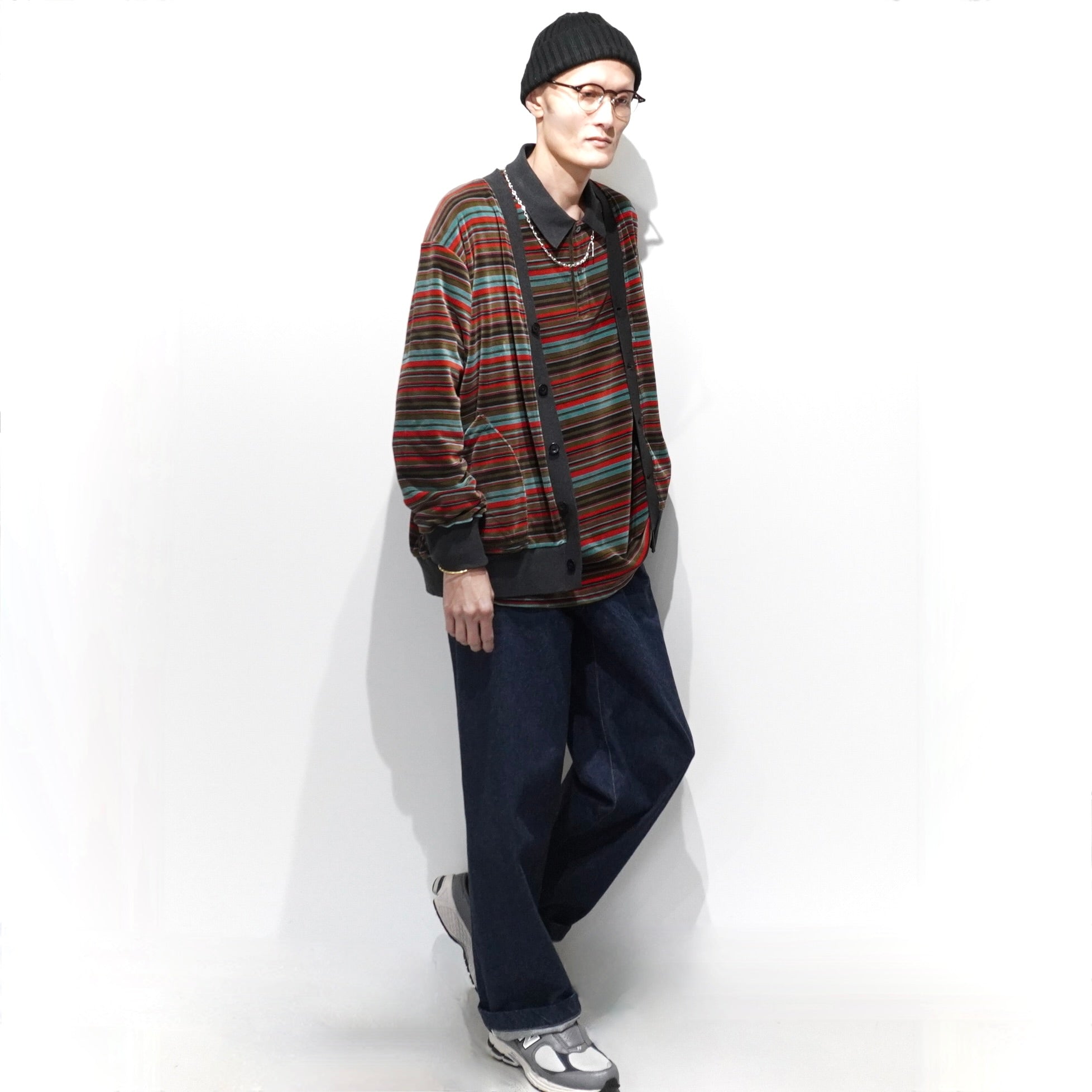 [BRU NA BOINNE] Velour Cardigan ブルーナボイン ベロア カーディガン イダスカーデェ - apartir Online Store アパルティール セレクトショップ