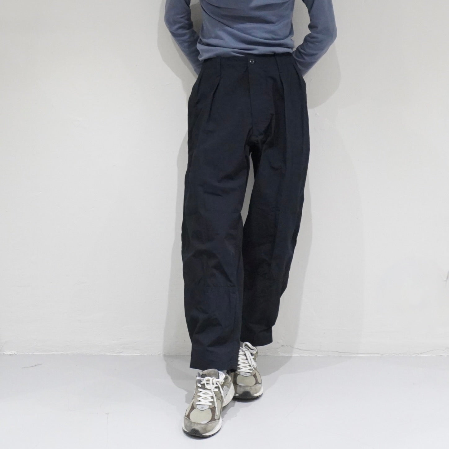 [BRU NA BOINNE] GYOMO - P NAVY ブルーナボイン ギョモウ ナイロン パンツ - apartir Online Store アパルティール セレクトショップ