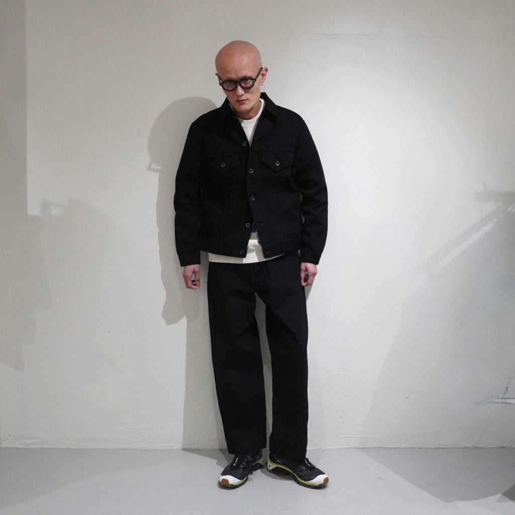 [BRU NA BOINNE] LA DENIM JACKT デニムジャケット ブラック ワンウォッシュ - apartir Online Store アパルティール セレクトショップ