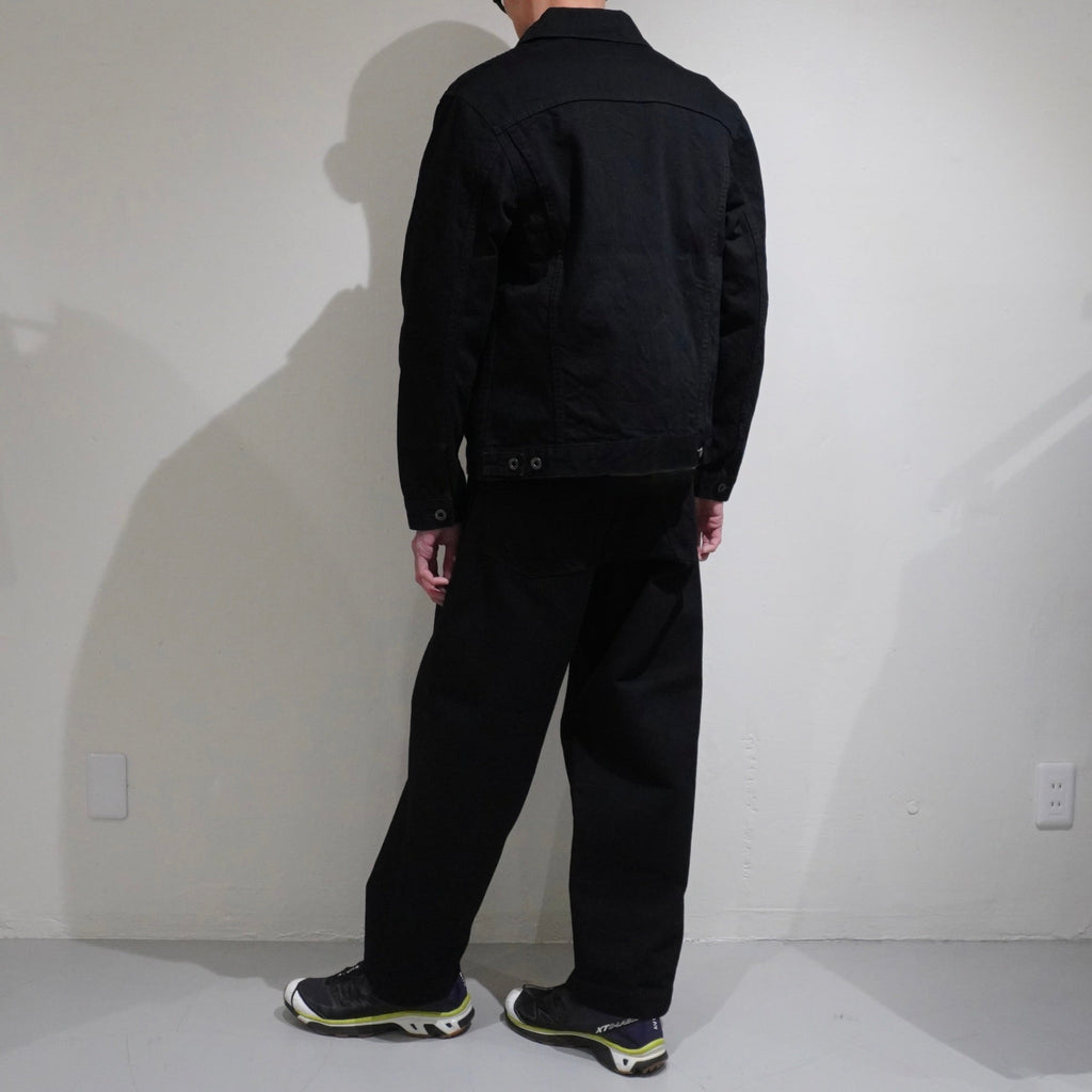 [BRU NA BOINNE] LA DENIM JACKT デニムジャケット ブラック ワンウォッシュ - apartir Online Store アパルティール セレクトショップ