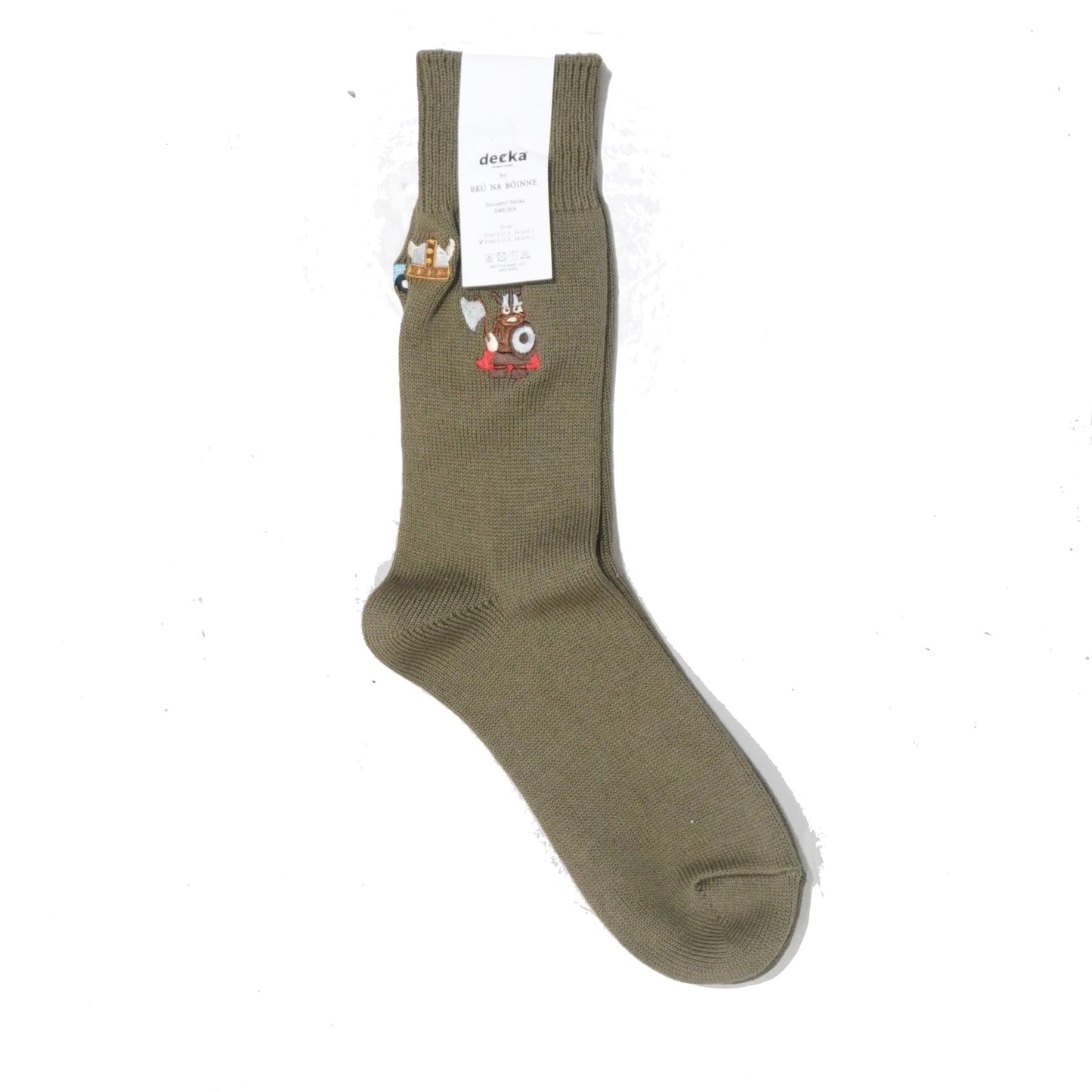 [BRU NA BOINNE] Souvenir Socks SWEDEN 靴下 - #shop_name #アパルティール# #名古屋# #セレクトショップ#