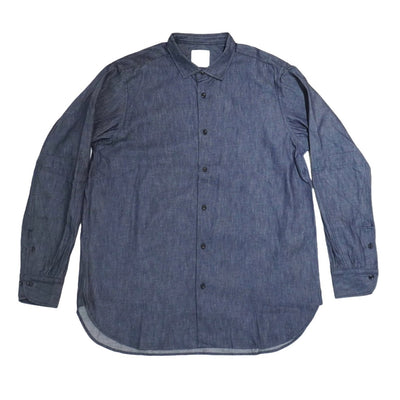 BRUNABOINNE DENIM SHIRT Brunaboin Scrunched SP Shirt, Size 2 