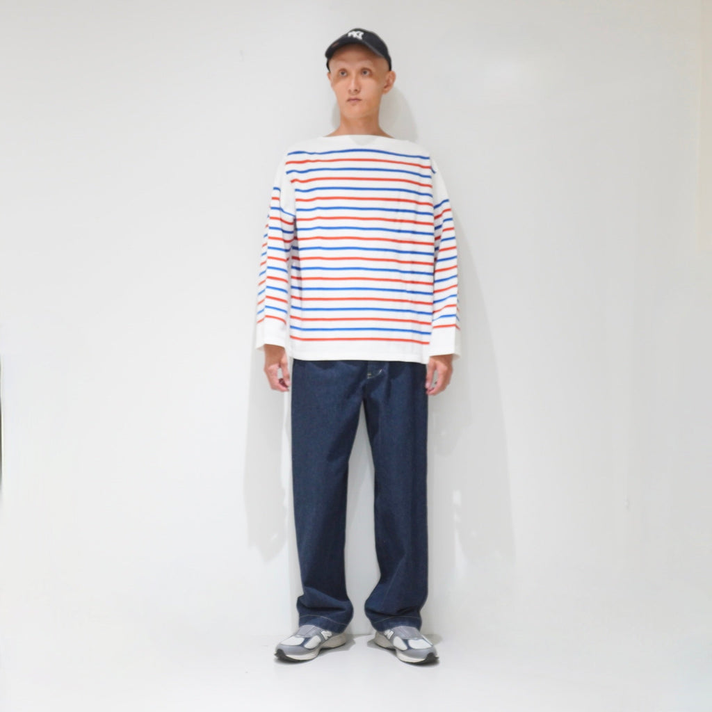 [LENO] BASQUE SHIRT TORICO/WHITE リノ バスクシャツ トリコ - apartir Online Store アパルティール セレクトショップ