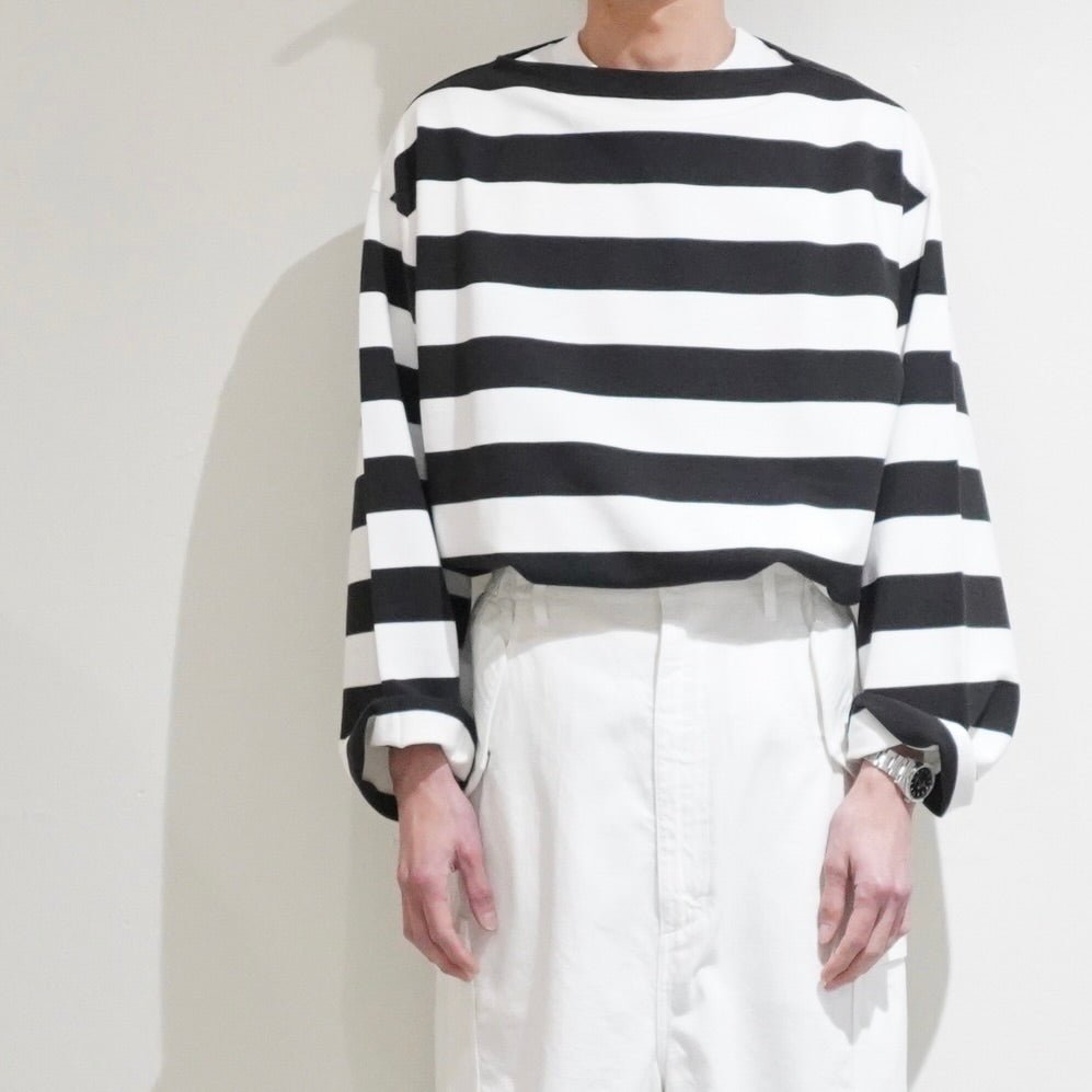 [LENO] BASQUE SHIRT BLACK BORDER Tシャツ - #shop_name #アパルティール# #名古屋# #セレクトショップ#