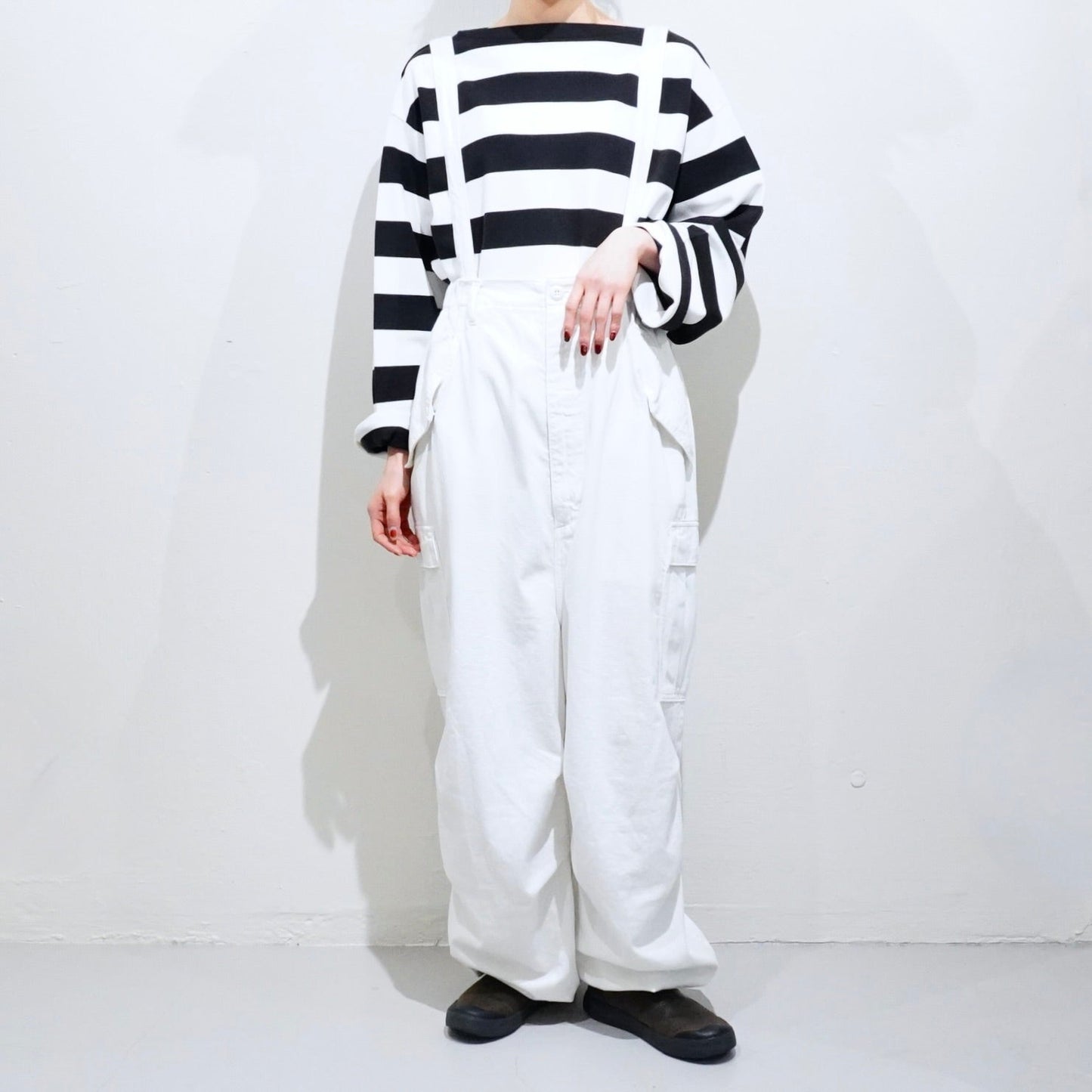 [LENO] BASQUE SHIRT BLACK BORDER Tシャツ - #shop_name #アパルティール# #名古屋# #セレクトショップ#